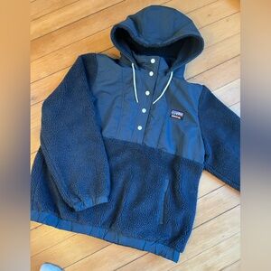 Gerry Navy Fleece Jacket with hood
